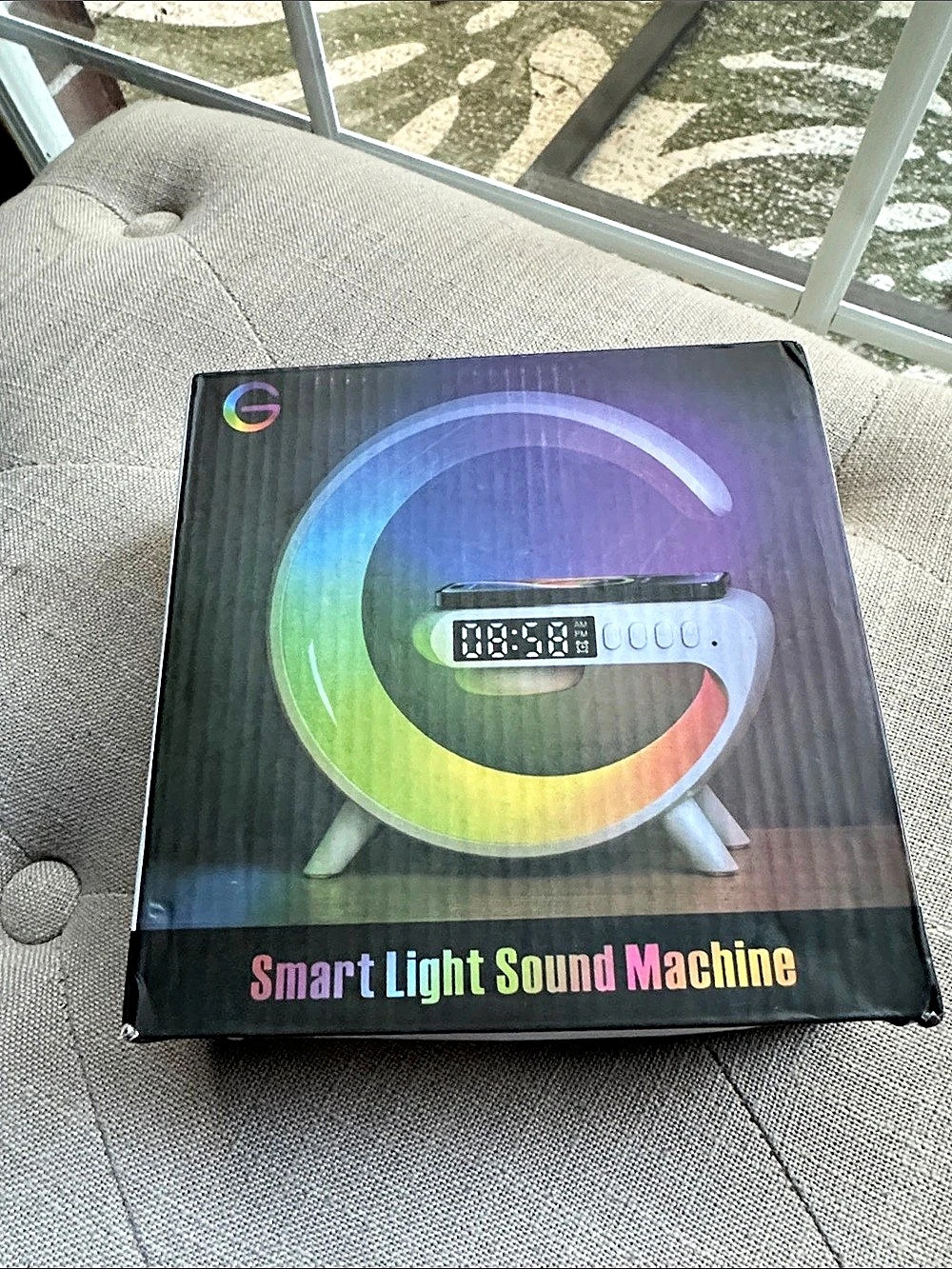 Smart Light Sound Machine Smart Sound Machine Black Multicolor NWT